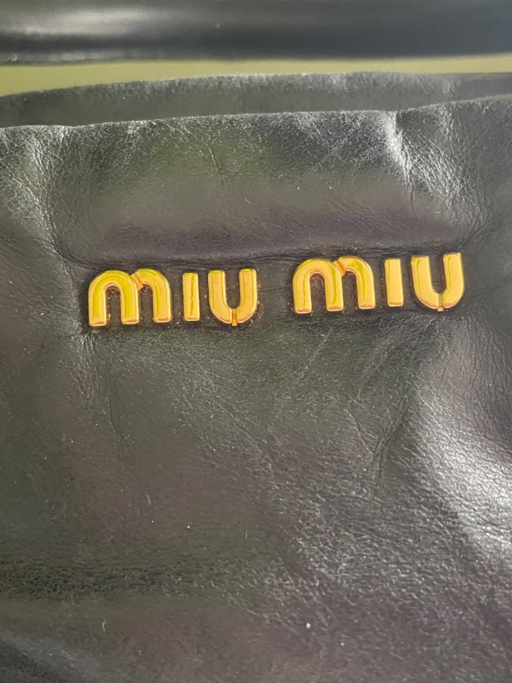 Authentic Miu Miu Black Leather Satchel (Vitello Lux) – Crossbody Strap Included - Picture 2 of 9